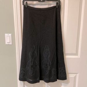 Elie Tahari  Wool MIDI Skirt